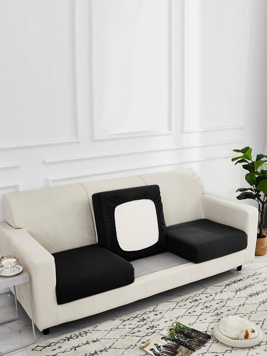 1pc Modern Simple Solid Color Spandex Sofa Cover, Universal Type, Four Seasons